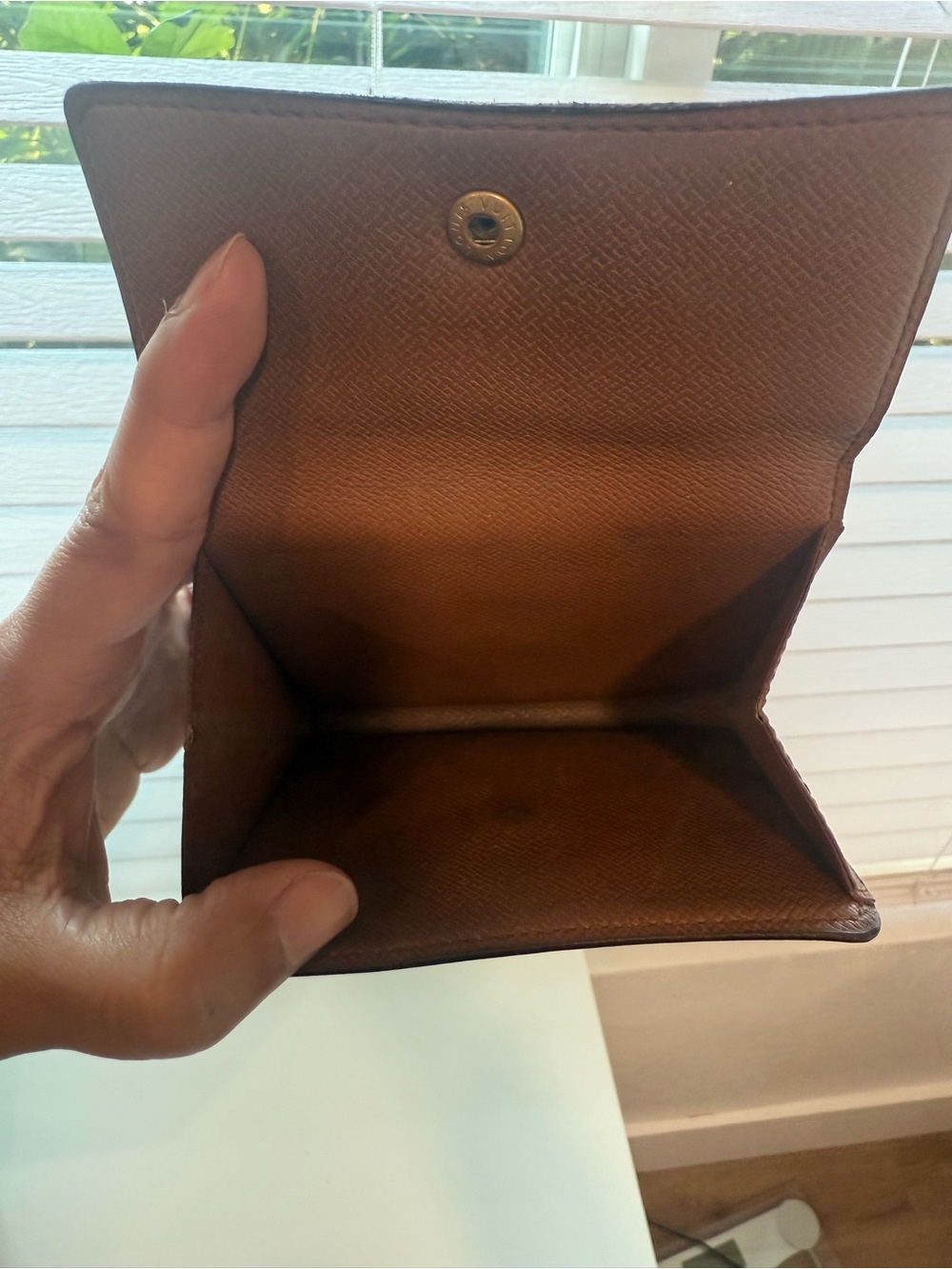 Louis Vuitton Monogram Compact Wallet in Monogram Brown and Gold - Picture 3 of 5